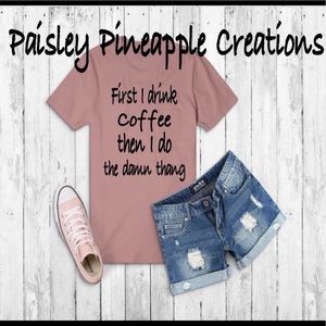 Coffee custom women’s tee